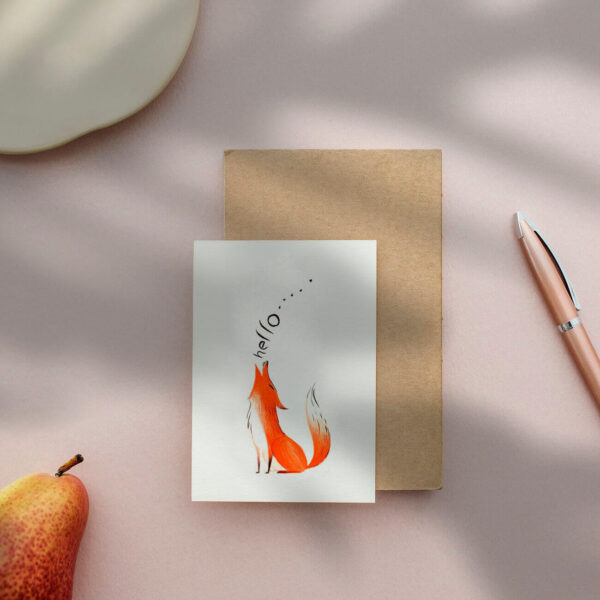 Foxy Greeting Card