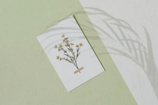 Dried Flower Card